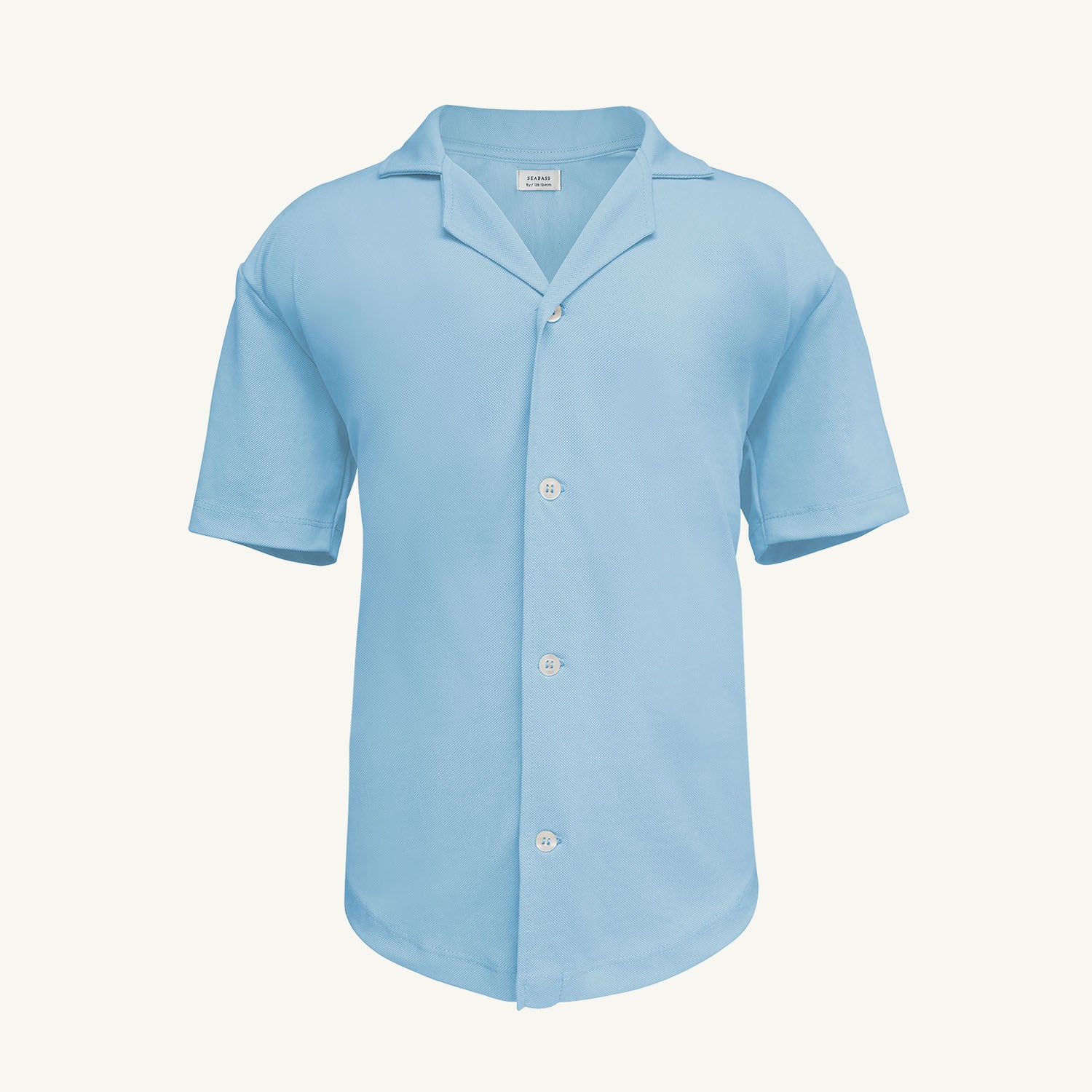 Jongens Camp Shirt met UV-bescherming - lichtblauw