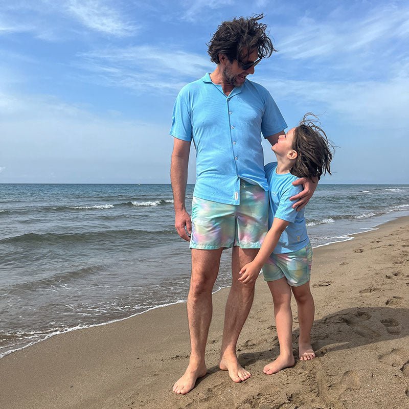 UV Camp Shirt (UPF 50+) - Clearwater Blue - SEABASS official
