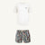 UV Zwem Set - Zwembroek Sydney en T-Shirt Pearl White