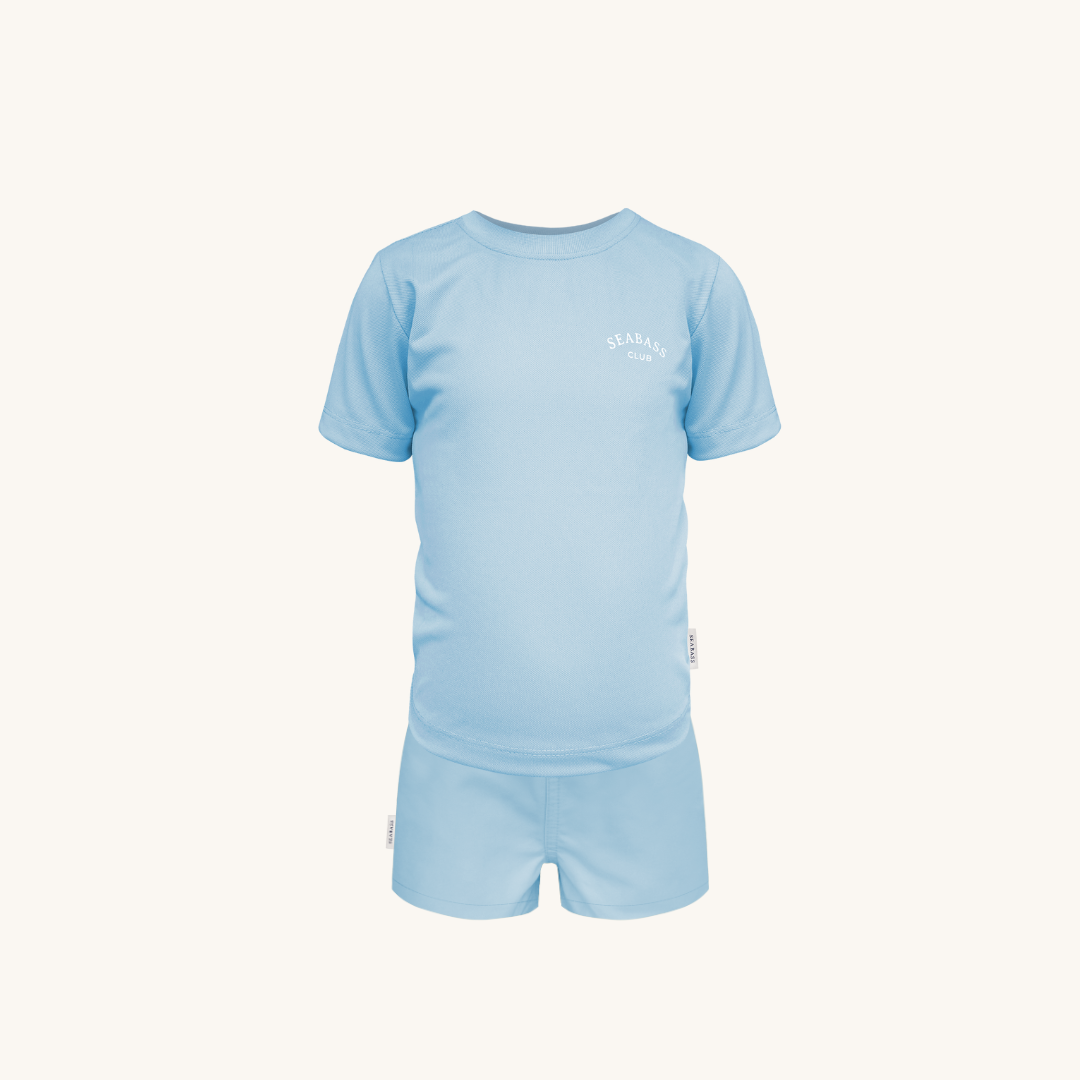 UV Zwem Set - Zwembroek en T-Shirt Zachtgeel